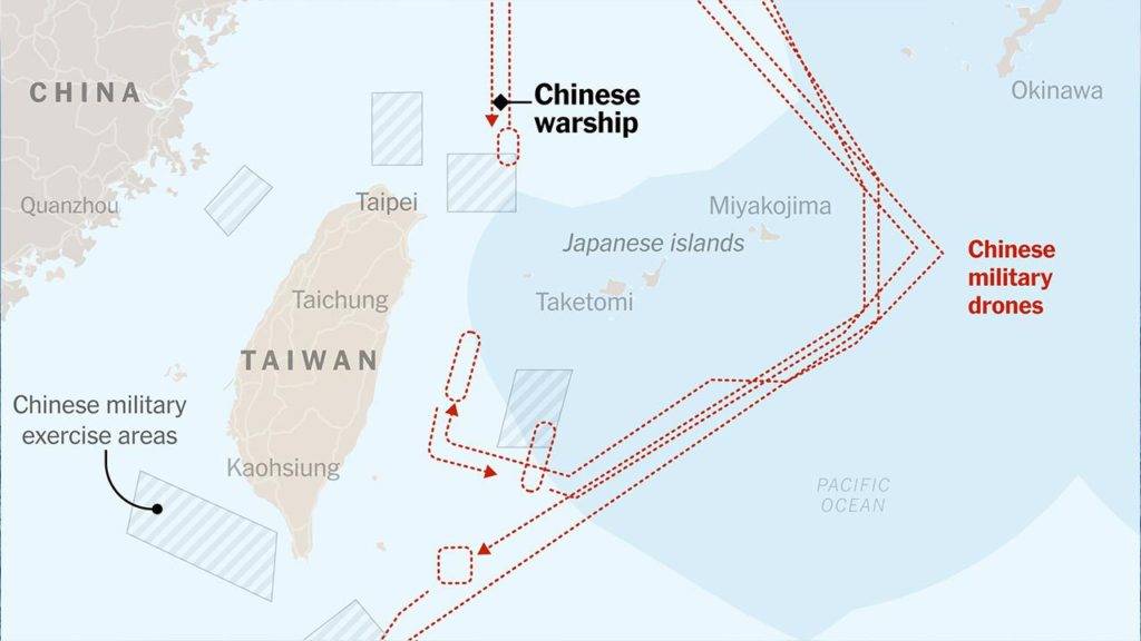 China Military Drills Around Taiwan