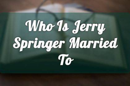 Is Jerry Springer Married