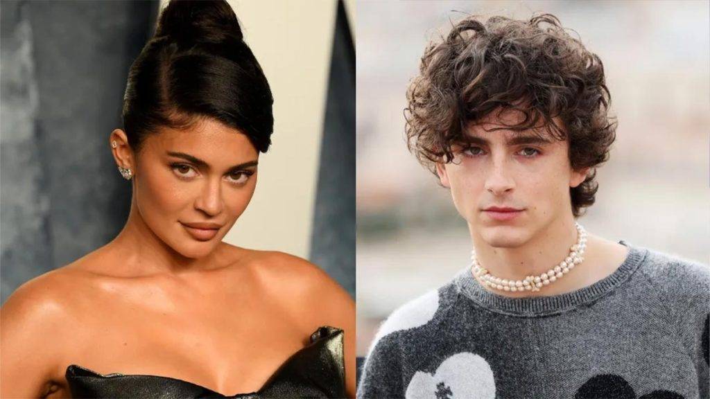 Kylie Jenner and Timothee Chalamet,