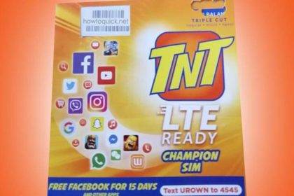 TNT Sim Card Registration
