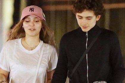 Timothee Chalamet and Lily Rose Depp Boat