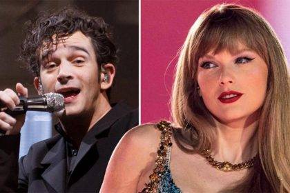 Matty Healy and Taylor Swift