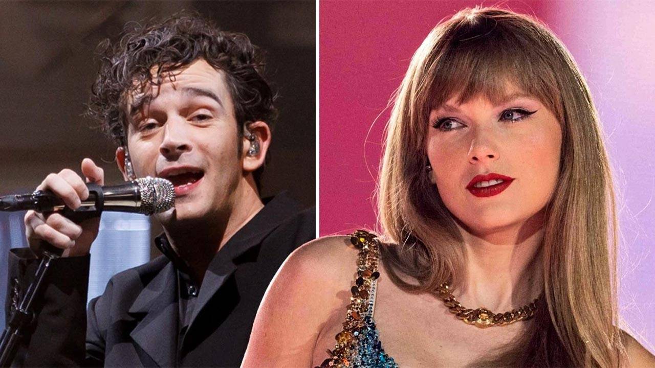 Matty Healy and Taylor Swift