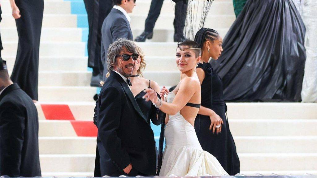 Pierpaolo Piccioli and Florence Pugh