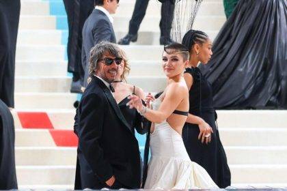 Pierpaolo Piccioli and Florence Pugh